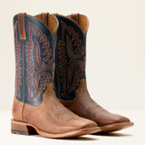 ARIAT TANGLEWOOD COWBOY BOOT BONE/HONORABLE BLUE 10053581