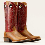ARIAT RINGER COWBOY BOOT POLO/TAN/RED 10050878