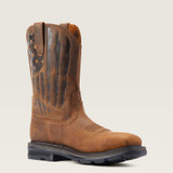ARIAT MENS SIERRA SHOCK SHIELD PATRIOT WORK BOOT 10044426