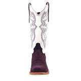 R WATSON WOMENS ROUGHOUT NARROW SQUARE 13″ PLUM RWL8408-1