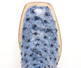 TANNER BLUEBONNET IMITATION OSTRICH BOOTS TML207061