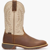 ROCKY MENS RUGGED TRAIL WATERPROOF WESTERN BOOT BONE/BROWN RKW0366