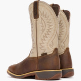 ROCKY MENS RUGGED TRAIL WATERPROOF WESTERN BOOT BONE/BROWN RKW0366