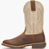 ROCKY MENS RUGGED TRAIL WATERPROOF WESTERN BOOT BONE/BROWN RKW0366