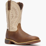 ROCKY MENS RUGGED TRAIL WATERPROOF WESTERN BOOT BONE/BROWN RKW0366
