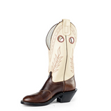 OLATHE ROUGH STOCK CHOCOLATE HORSE LEATHER BOOT 7349