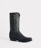 LUCCHESE FRANKLIN BLACK CAIMAN TAIL N1152