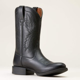 ARIAT SPORT STRATTEN W TOE COWBOY BOOT BLACK 10046870