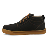 TWISTED MENS WORK KICKS CHARCOAL HIGH TOP SHOE MCANM01