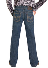 ROCK & ROLL BOYS REGULAR FIT RAISED EMBROIDERED BOOTCUT JEANS BB0BD08009