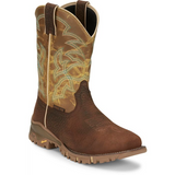 TONY LAMA ROUSTABOUT 11" STEEL TOE WATERPROOF WORK BOOT TW5006