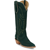 TONY LAMA LIZ 15" SUEDE EMERALD DR4262