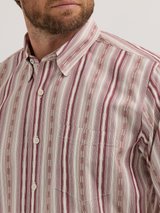 WRANGLER CODY JOHNSON RED STRIPE PRINT 112357669