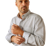 ARIAT WRINKLE FREE OLSEN CLASSIC FIT SHIRT LIGHT GREY 10054828