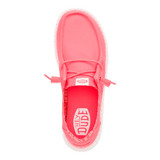 HEY DUDE WENDY STRETCH CANVAS FIERY CORAL 40902-789C