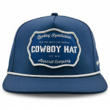 COWBOY REVOLUTION NAVY BLUE COWBOY HAT PATCH ROPE HAT