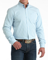 CINCH MENS MODERN FIT BUTTON-DOWN SHIRT WHITE MTW1347145