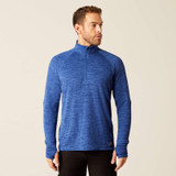 ARIAT REBAR GRIDWORK BASELAYER 1/4 ZIP GLACIER BLUE 10052999