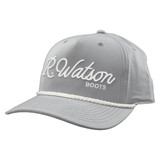 R WATSON TWILLED GRAPHIC RICHARDSON CAP LIGHT GREY/WHITE 258-GRW
