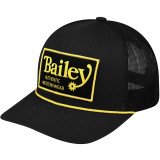 BAILEY VALOR TRUCKER CAP BLACK S23BA2