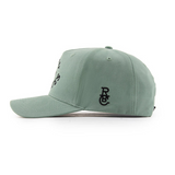 RAISED BY COYOTES LOGO FIELD HAT GREEN/BLACK