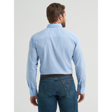 WRANGLER MENS CODY JOHNSON BLUE STRIPE SHIRT 2368020