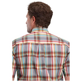ROPER MENS SHORT SLEEVE CLAY PLAID SHIRT 03-002-0379-5016