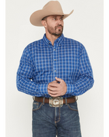 WRANGLER MENS RIATA PLAID PRINT SHORT SLEEVE BUTTON-DOWN SHIRT ASSSORTED 2367691