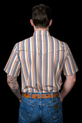 FERRELL THE JACKSON SHORT SLEEVE SNAP MULTI STRIPE FPS1002589
