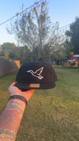 FOWLMOUTH DUCKIN’ RAW ROPE HAT BLACK