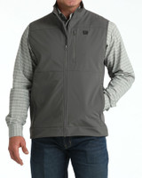 CINCH MENS WINDPROOF VEST GREY MWV1099012