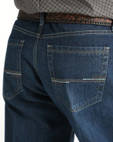 CINCH MENS SAWYER LOOSE FIT PERFORMANCE JEAN DARK STONEWASH MB31534001