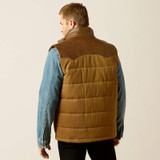 ARIAT WESTERN QUILTED VEST CUB KHAKI 10062439
