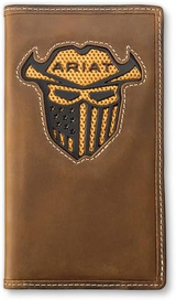 M&F ARIAT MENS RODEO LEATHER WALLET A3400644