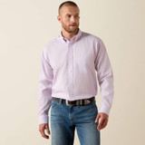 ARIAT WRINKLE FREE SOLID PINPOINT OXFORD CLASSIC FIT SHIRT 10071536
