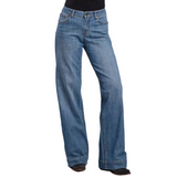 TIN HAUL WOMENS STELLA MID RISE WIDE LEG JEAN 10-054-0490-0200