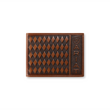 M&F ARIAT DIAMOND EMBROIDERED BIFOLD WALLET BROWN A3568602
