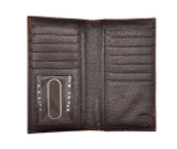 M&F ARIAT MENS AMERICAN FLAG RODEO WALLET DISTRESSED BROWN A3553734