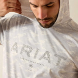 ARIAT REBAR SUNBLOCKER PRINTED CRAFT HOODED LONG SLEEVE 10071659