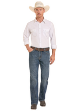 ROCK & ROLL MENS DOUBLE BARREL STRAIGHT BOOTCUT MEDIUM WASH BM0SD08574
