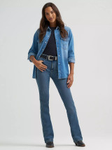 WRANGLER WOMENS BESPOKE HIGH RISE BOOTCUT JEAN 112359279