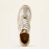 ARIAT RANCH RUNNER SHOE CREAM|DUSTY TAUPE SUEDE 10074197