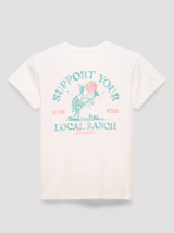 WRANGLER WOMENS LOCAL RANCH RETRO REGULAR FIT TEE BRIGHT WHITE 112372987
