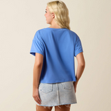 ARIAT COWBOY CLUB T-SHIRT ULTRAMARINE 10073452