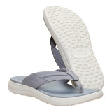 HEY DUDE FINN FLIP GREY/WHITE 44442-01J