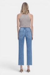 FLYING MONKEY HIGH RISE ANKLE STRAIGHT JEANS F6322