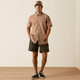 ARIAT PRINTED VENTTEK OUTBOUND FITTED SHIRT CARTOUCHE 10073427