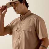 ARIAT PRINTED VENTTEK OUTBOUND FITTED SHIRT CARTOUCHE 10073427