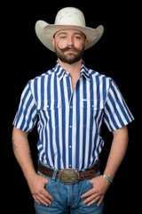FERRELL THE LIAM SHORT SLEEVE SNAP BLUE FPS1026058