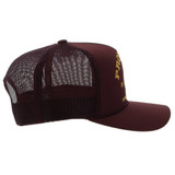 HOOEY PRORODEO MAROON HAT W/ GOLD LOGO 2263T-MA